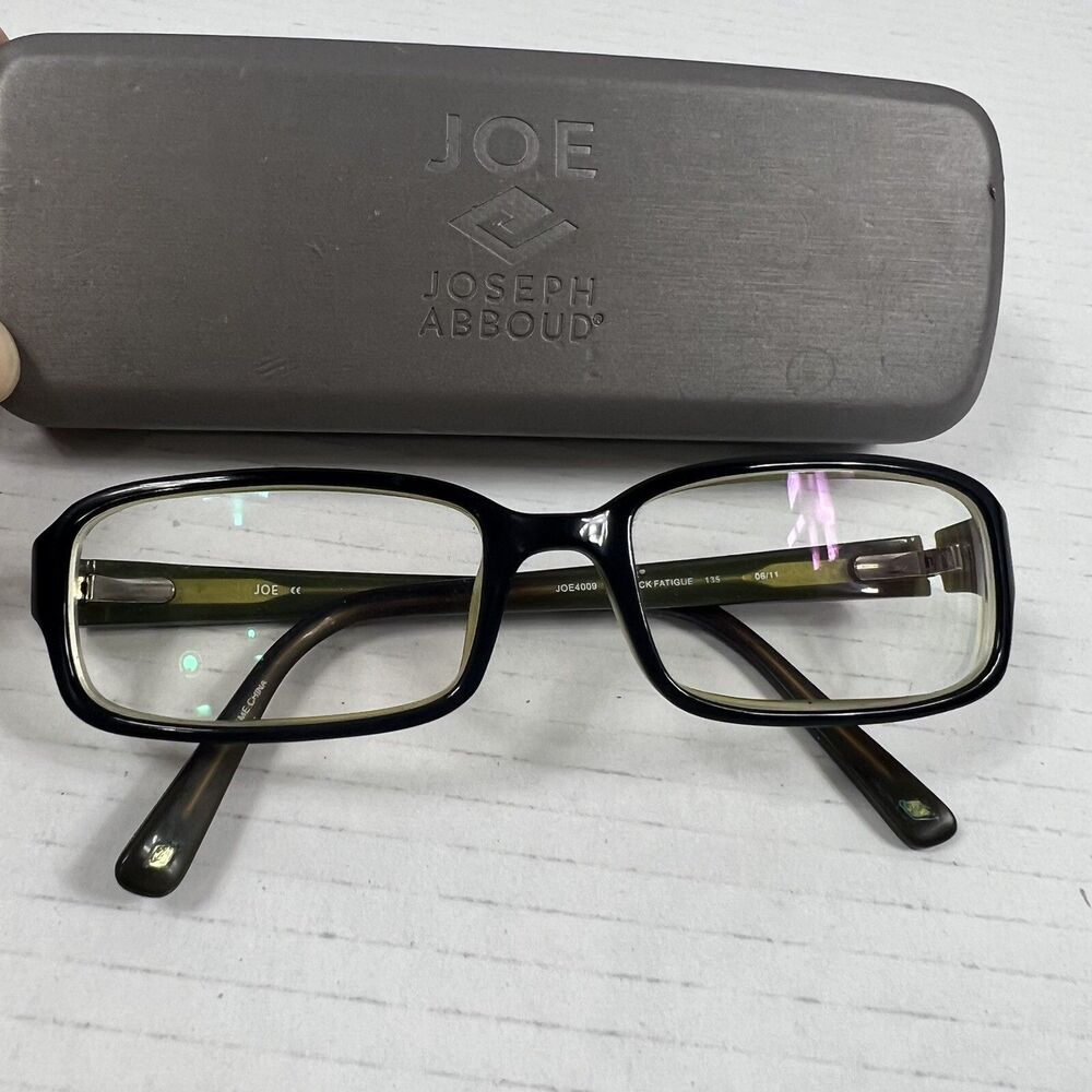 JOSEPH ABBOUD Frames οΏΌJOE4009 Men's Black And Green Rectangular Eye glasses 51MM